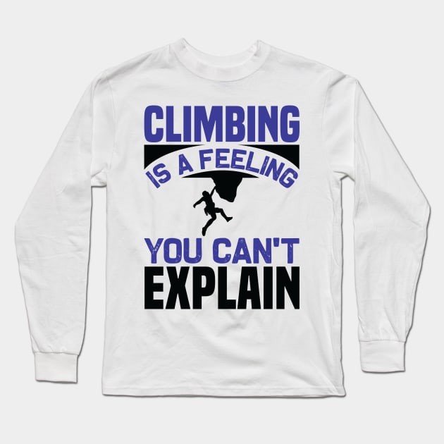 Climbing Long Sleeve T-Shirt by Slayerem